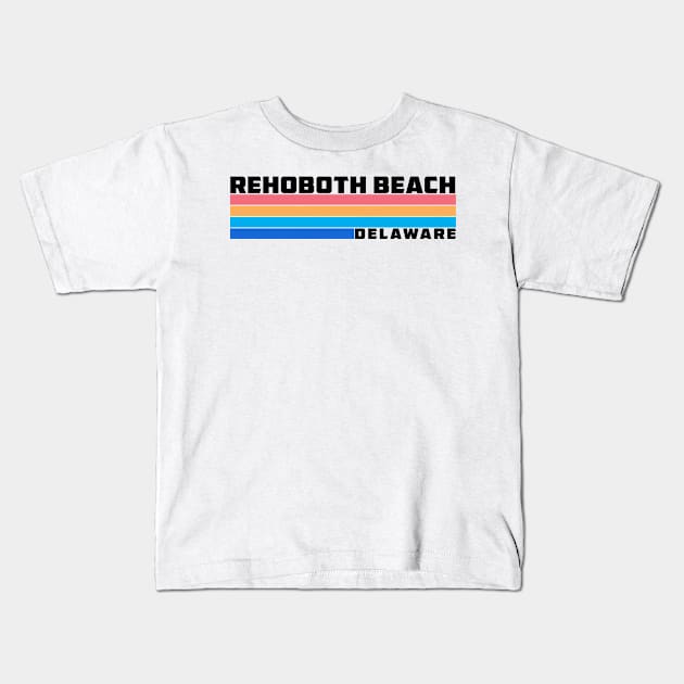 Rehoboth Beach Delaware DE Kids T-Shirt by TravelTime